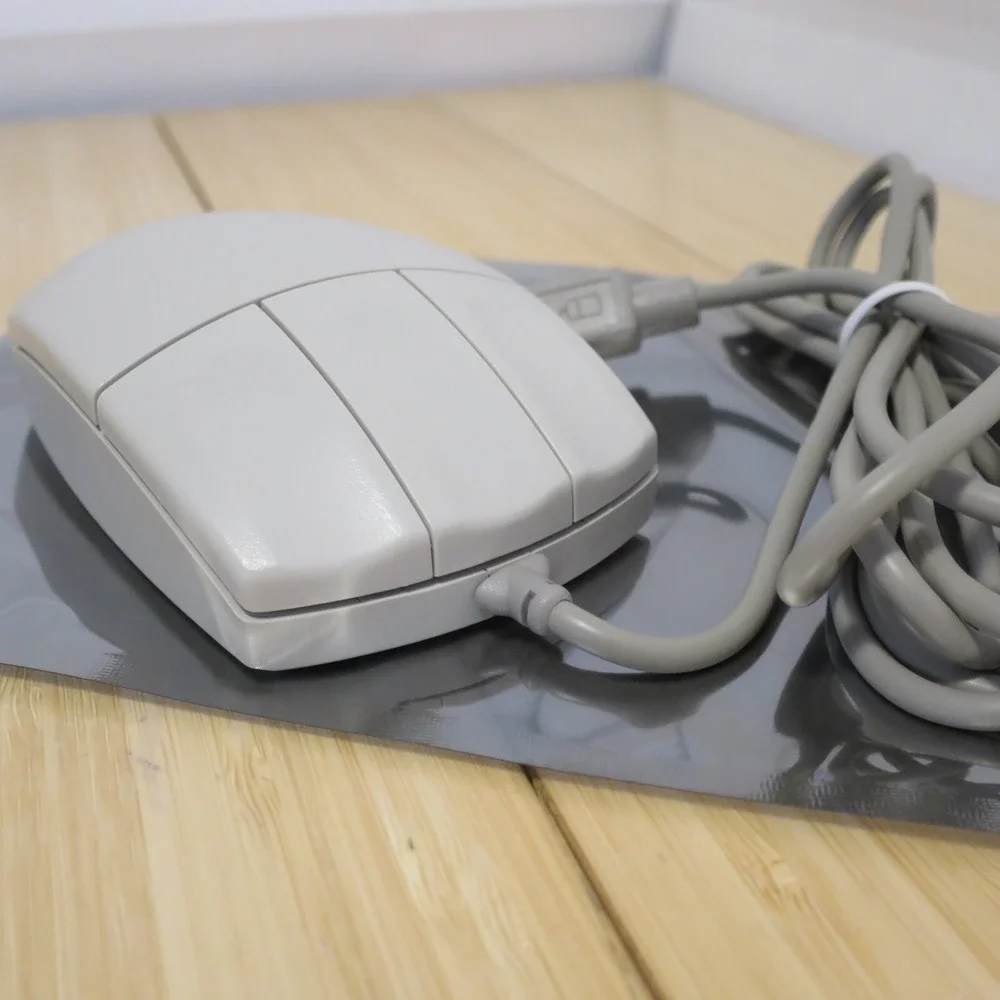 Vintage Logitech M-S35 Roller Ball 3-Button Wired Mouse PS2 - Tested‎ 07